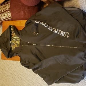 Mens Browning Zip Up Hoody